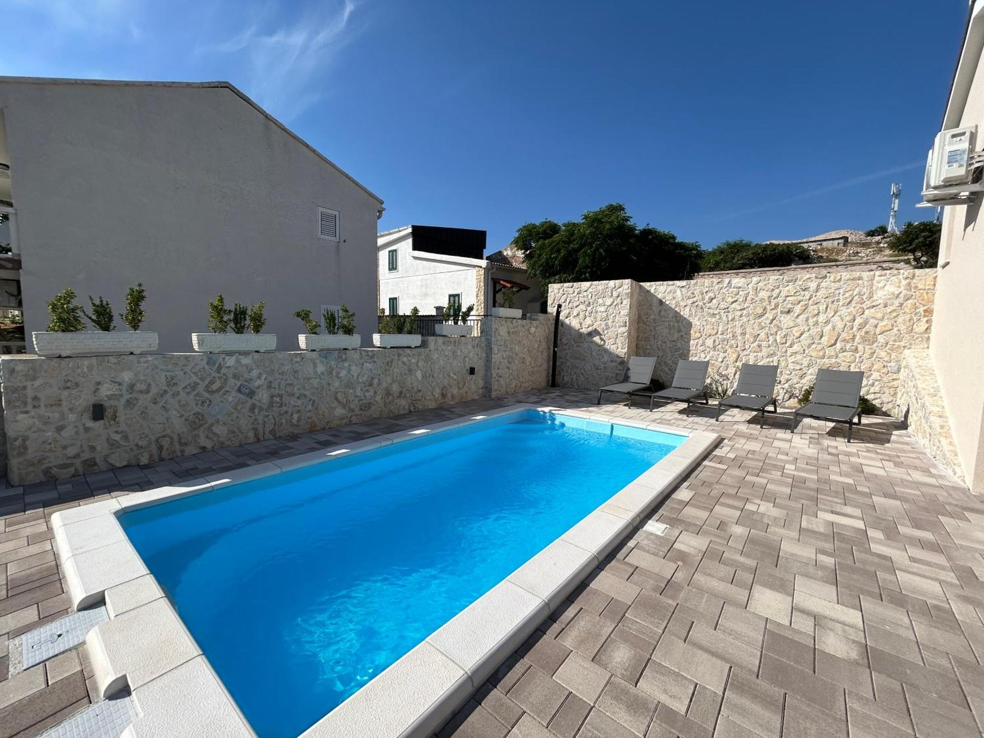 Villa Kamia With Private Heated Pool And Electric Vehicle Adapter Zubovici Bagian luar foto