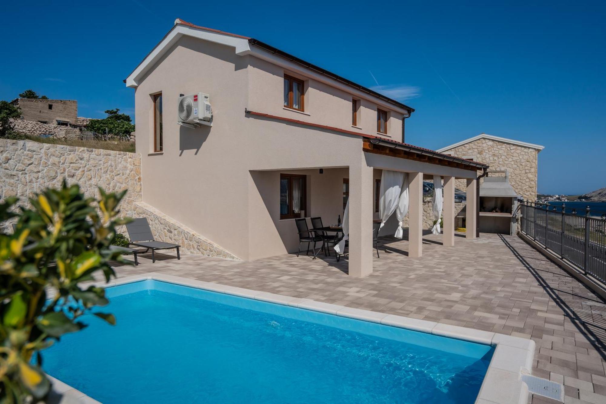 Villa Kamia With Private Heated Pool And Electric Vehicle Adapter Zubovici Bagian luar foto