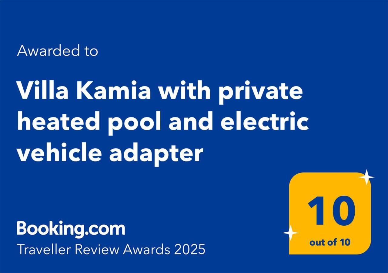 Villa Kamia With Private Heated Pool And Electric Vehicle Adapter Zubovici Bagian luar foto